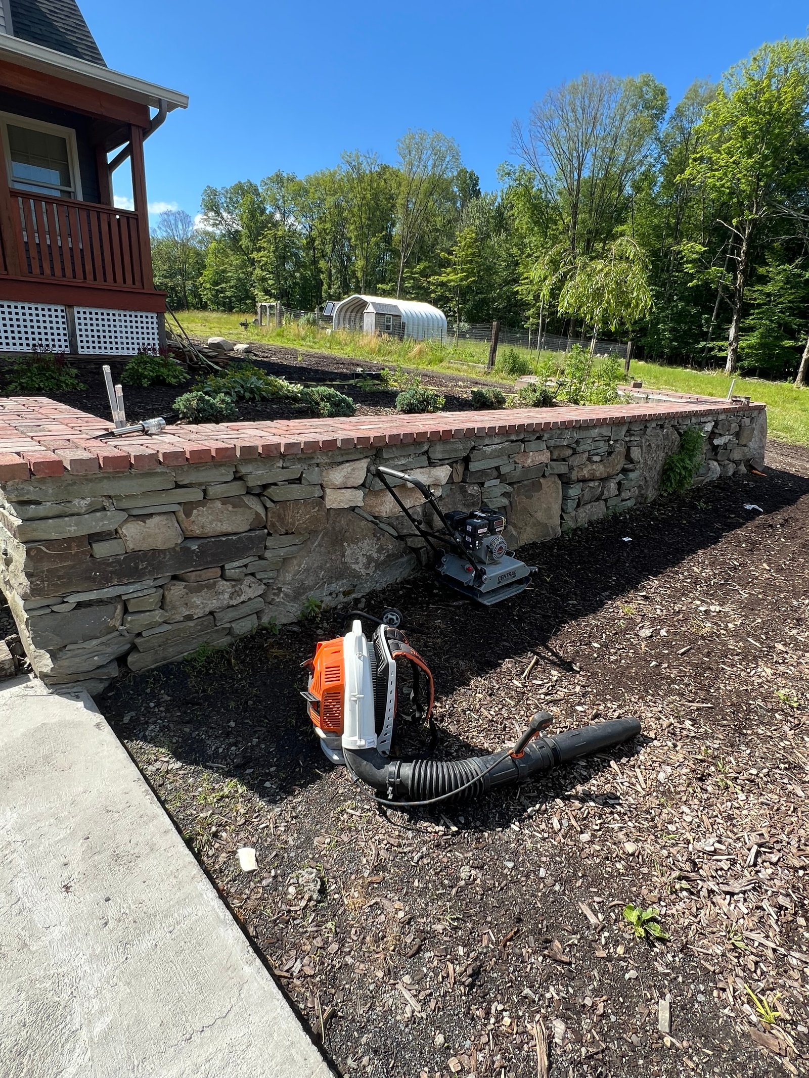 Retaining Wall Construction in Orange County, NY project by Atlixco General Construction in Orange County, NY